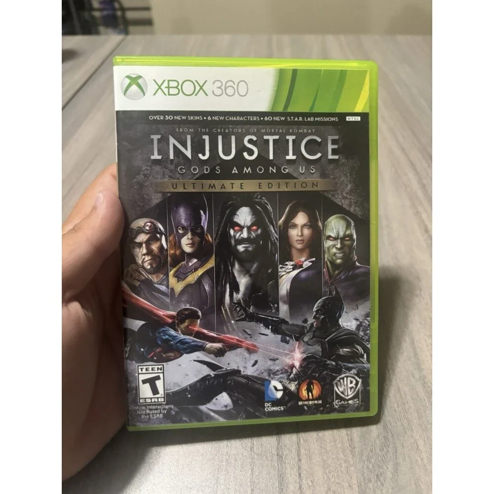 Injustice: Gods Among Us -- Ultimate Edition (Xbox 360, 2013) Complete w/ Manual